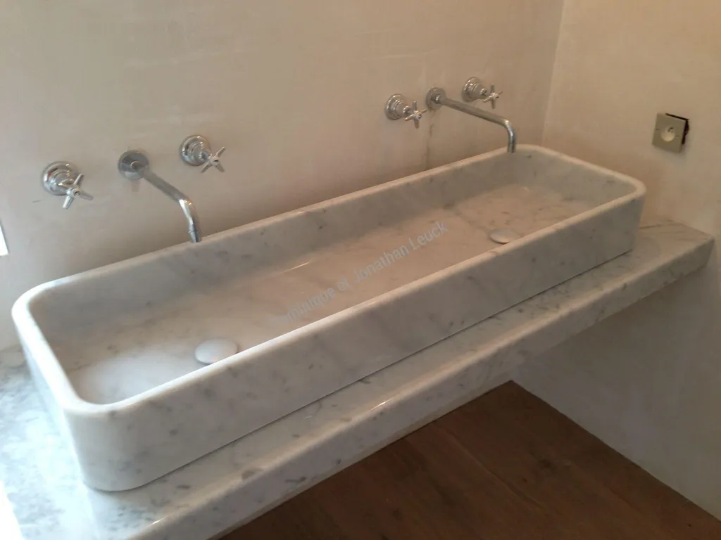 Vasque en marbre Carrare