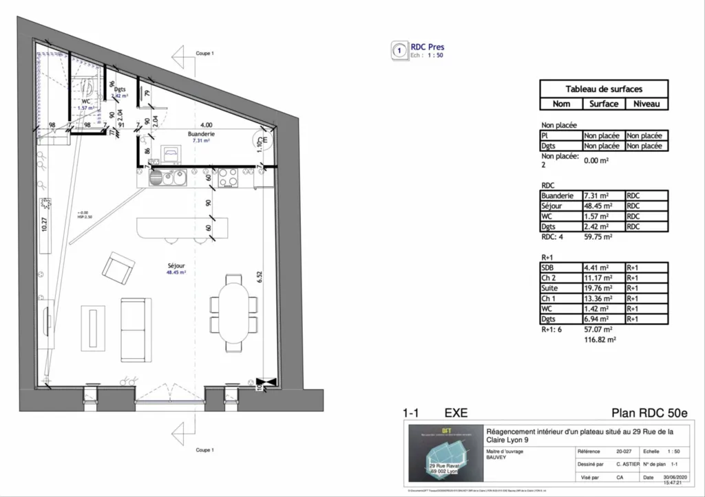  a vendre appartement T4 Lyon 9 