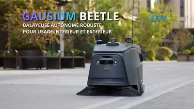Beetle, la balayeuse autonome robuste pour le nettoyage industriel intérieur et extérieur