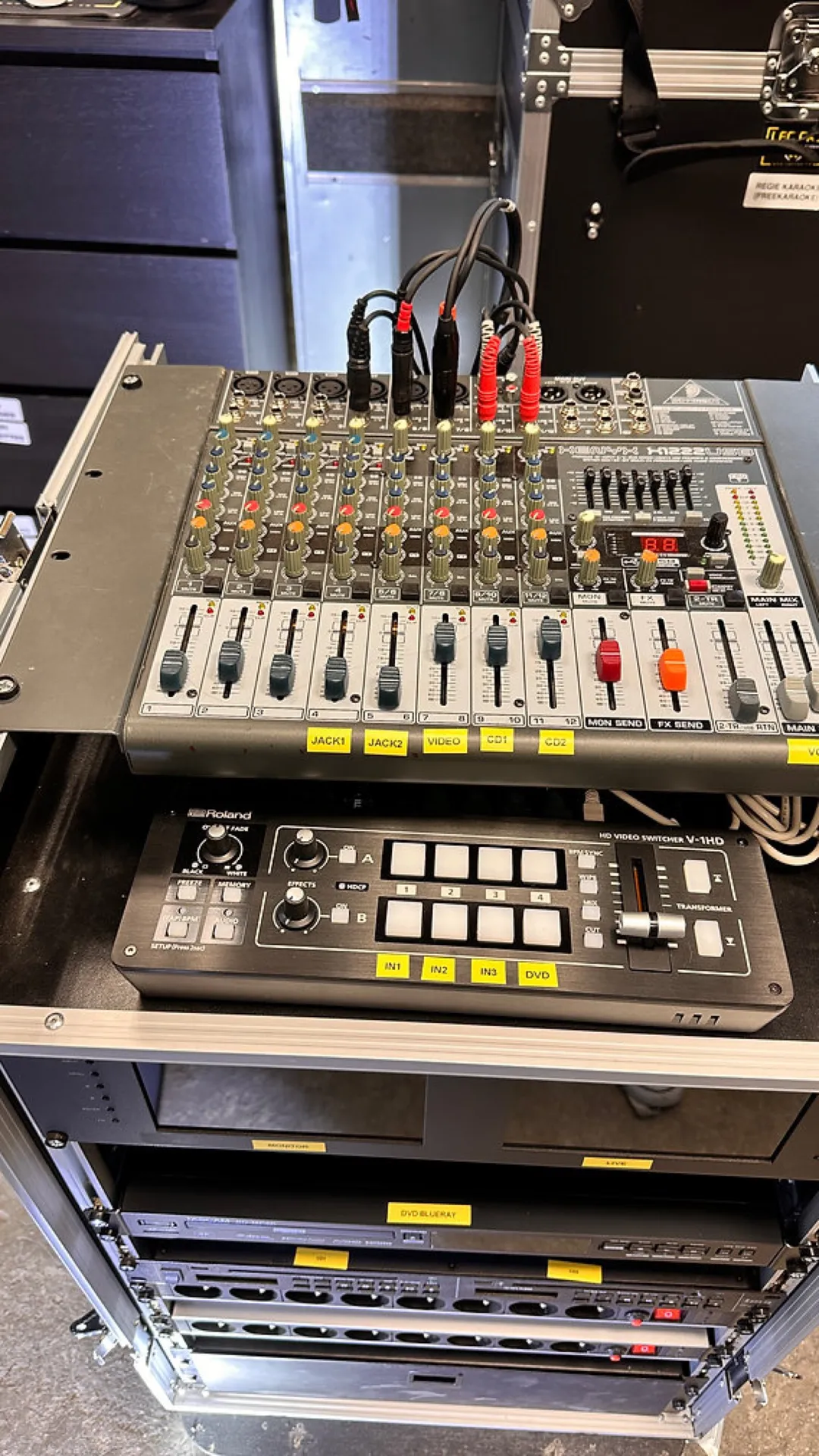 RACK REGIE VIDEO NUMERIQUE PRO 3