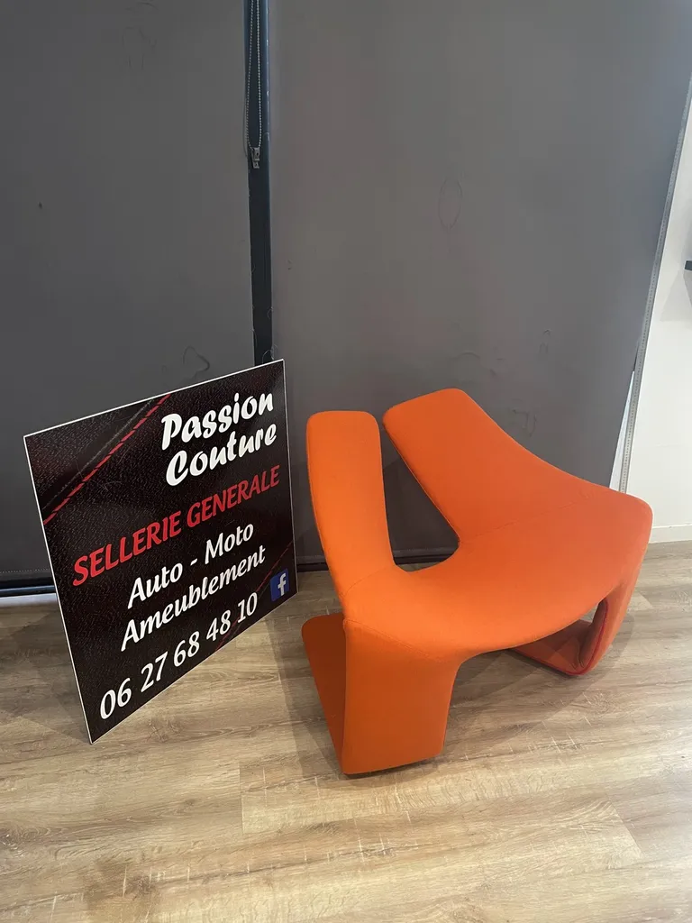 Rénovation d’un fauteuil design proche de Bordeaux