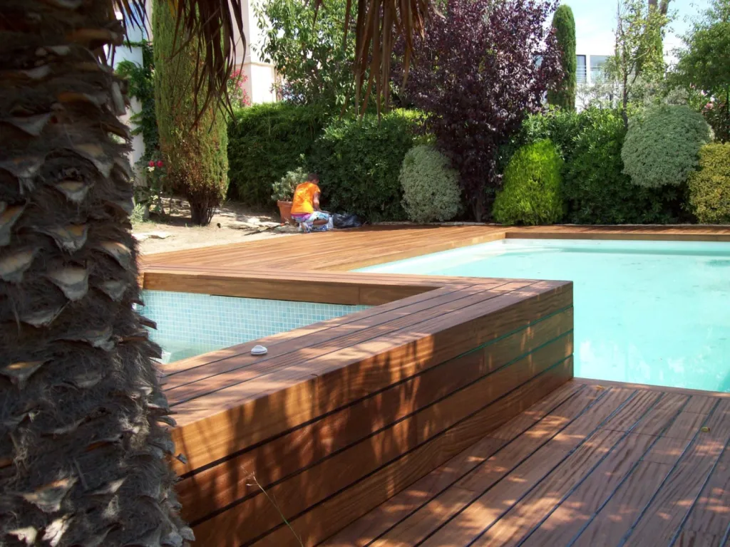 terrasse en afromosia
