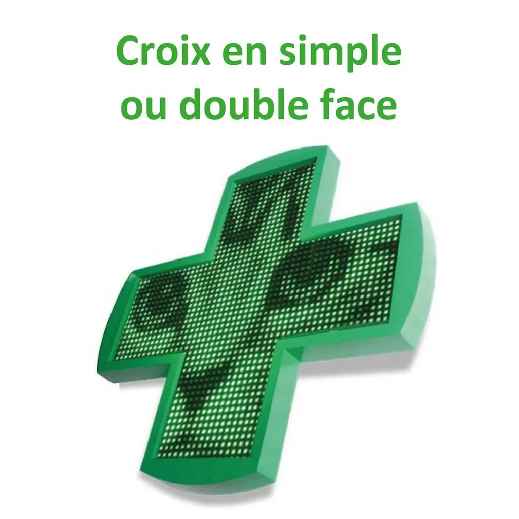 croix de pharmacie à diodes ajaccio