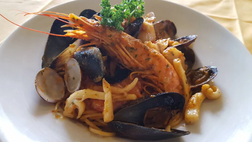 Spaghetti aux fruits de mer à Marseille