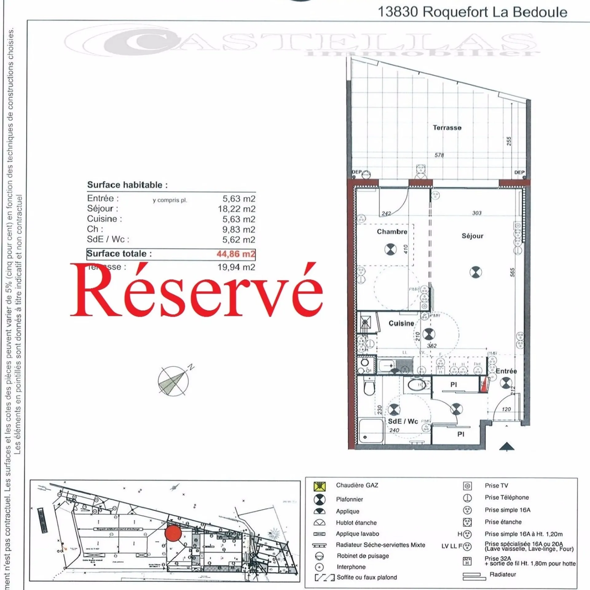 Roquefort la Bédoule vente appartement neuf