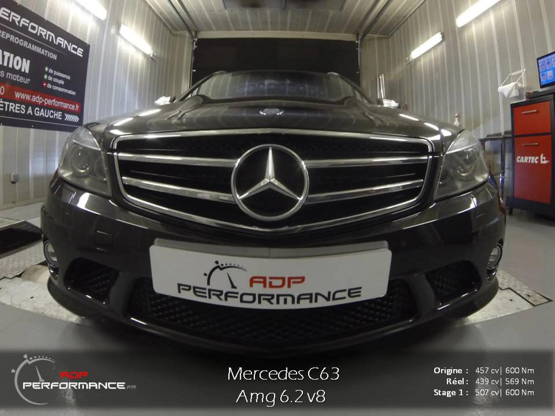 Reprogrammation moteur C63 AMG