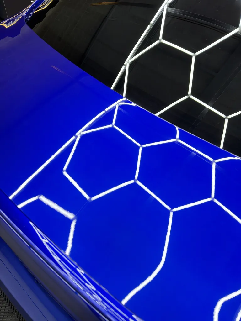 Polissage & Lustrage sur cette BMW M3 San Marino Blue préparation extérieure complète correction défauts carrosserie secteur Serris Marne-la-Vallée Seine-et-Marne