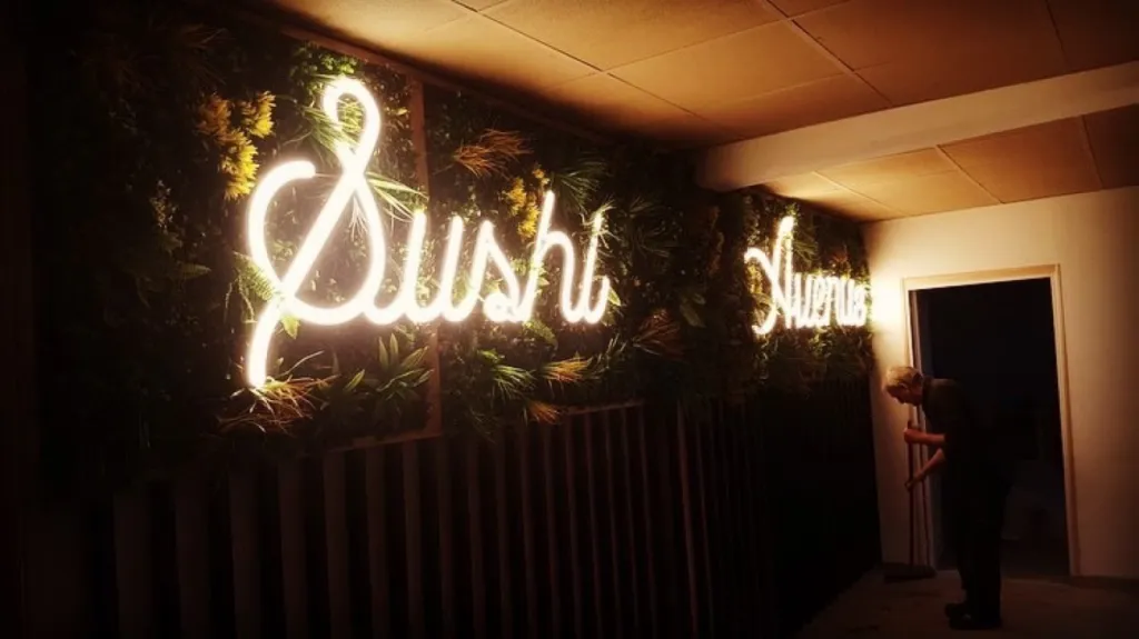 Enseigne lumineuse intérieure type néon led à Toulouse