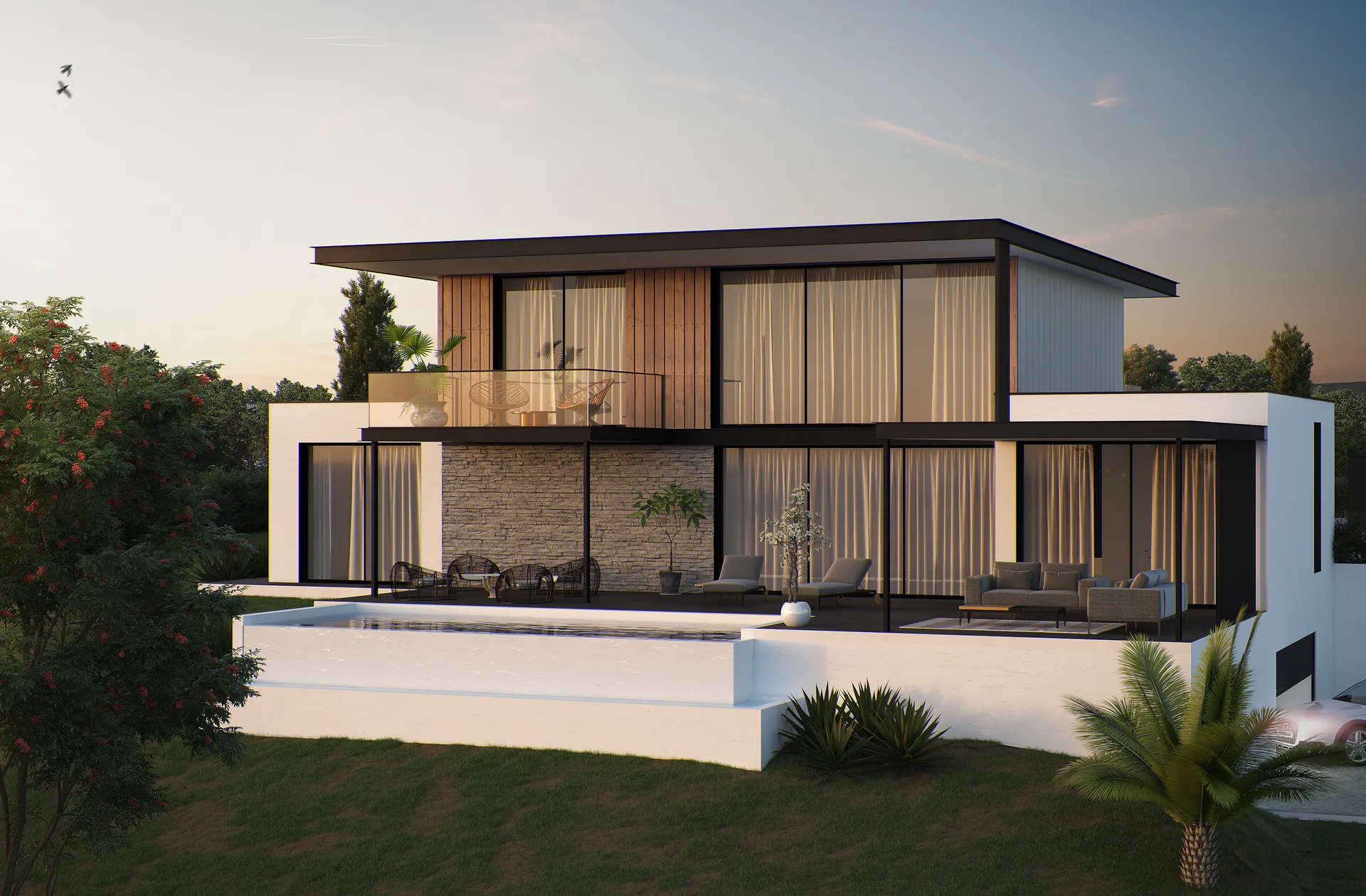 maison individuelle en structure métallique à Trelissac