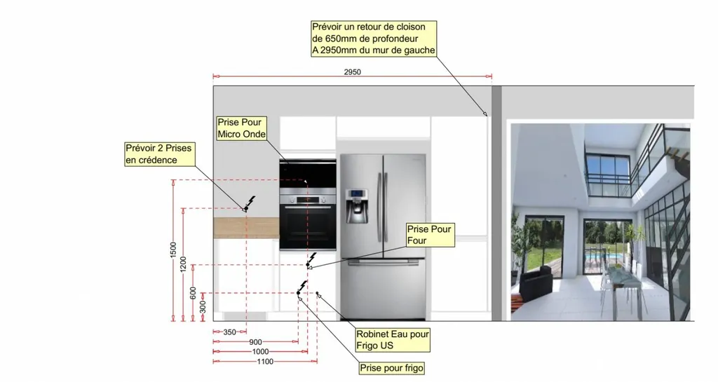 8 - Plans techniques de votre cuisine