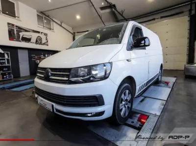 Reprogrammation moteur Stage 1 Volkswagen Transporteur T5 2.0 TDi 150 PS  | ADP Performance Orange