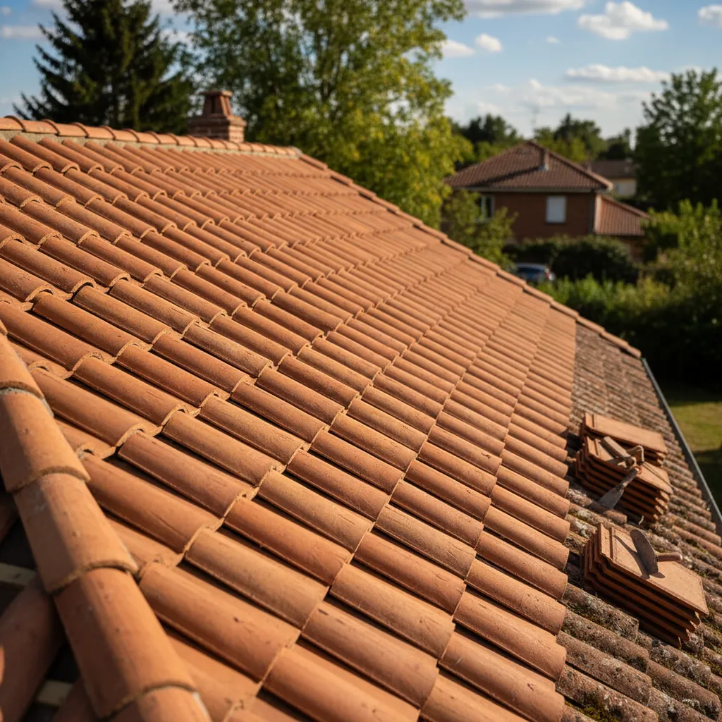 Rénovation de toiture à Balma avec pose de tuiles canal adaptées aux pentes minimales de 15 à 20 : solution durable pour maison traditionnelle proche l'Union par couvreur en Haute-Garonne