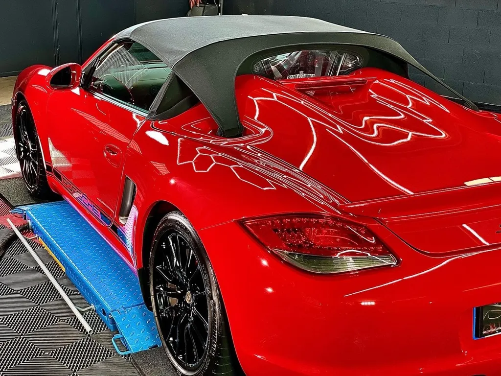 Traitement céramique Porsche Boxster Spyder la tour de salvagny 