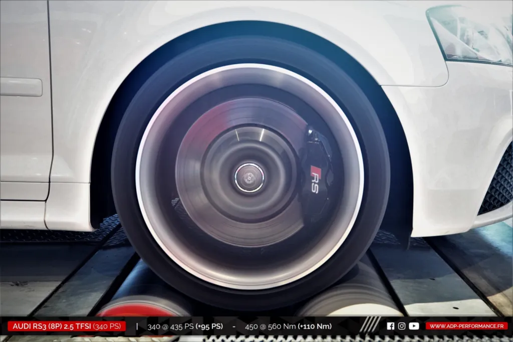 Reprogrammation moteur Nimes - Audi RS3 8P 2.5 TFSI 340cv - ADP Performance
