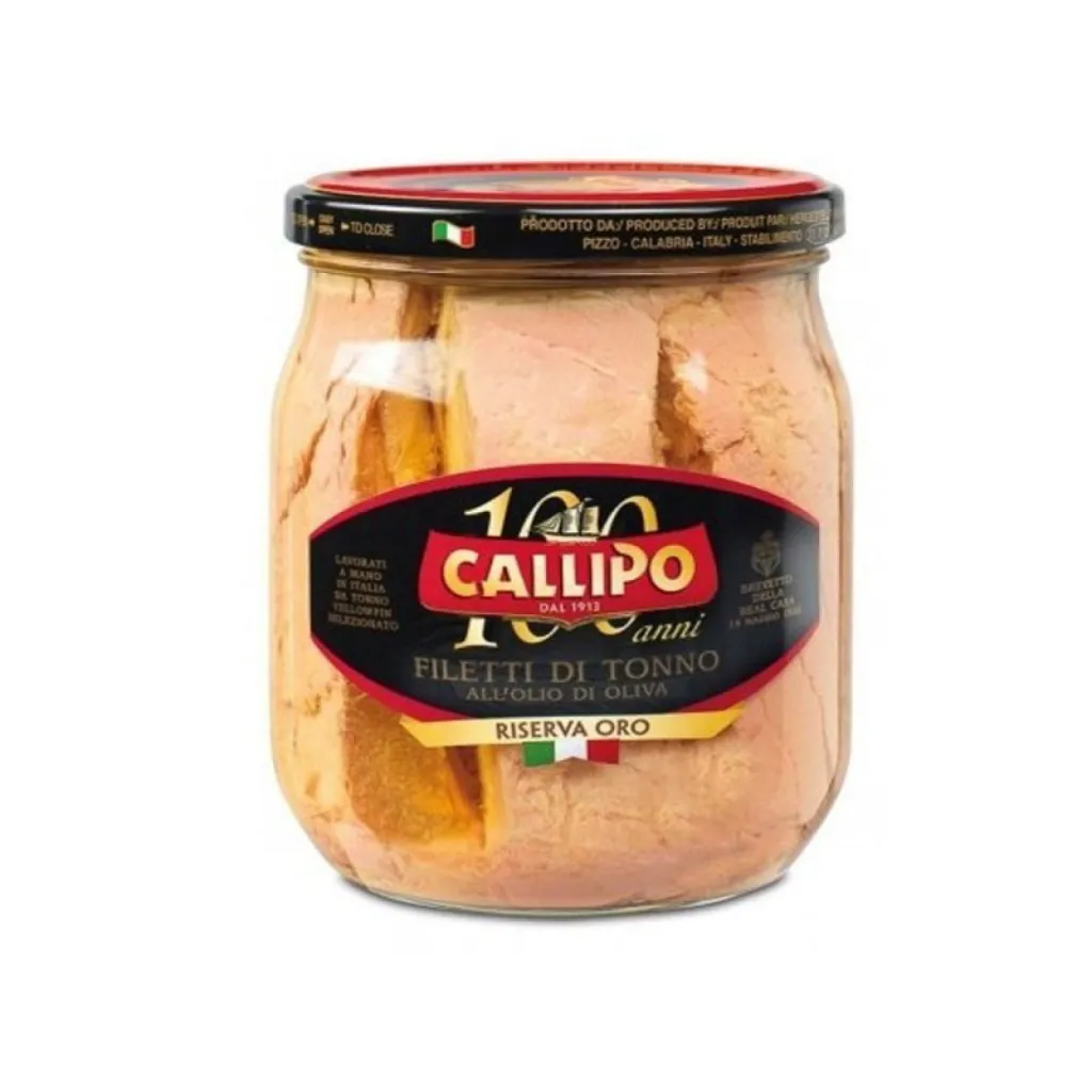 Callipo – Thon Yellowfin et anchois de Sicile (Calabre, Italie) Callipo – Thon Yellowfin et anchois de Sicile (Calabre, Italie)