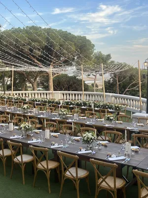 Réalisation d'un ciel étoilé pour un mariage à Hyères-les-Palmiers dans le Var