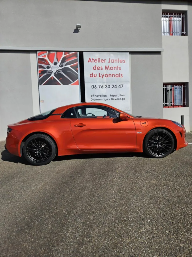 Rénovation de jantes d'Alpine A110 GT du Rhône