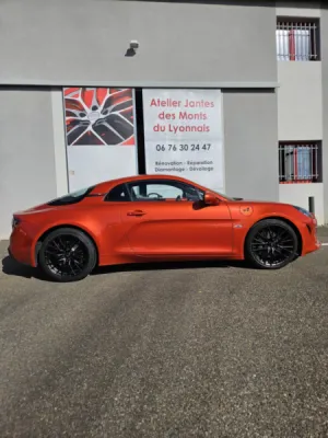 Rénovation de jantes d'Alpine A110 GT du Rhône