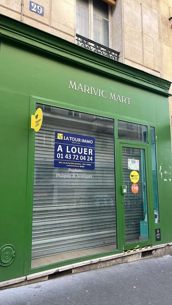 Location - Boutique 40 m², Saint-Victor, Rue des Boulangers 75005 PARIS