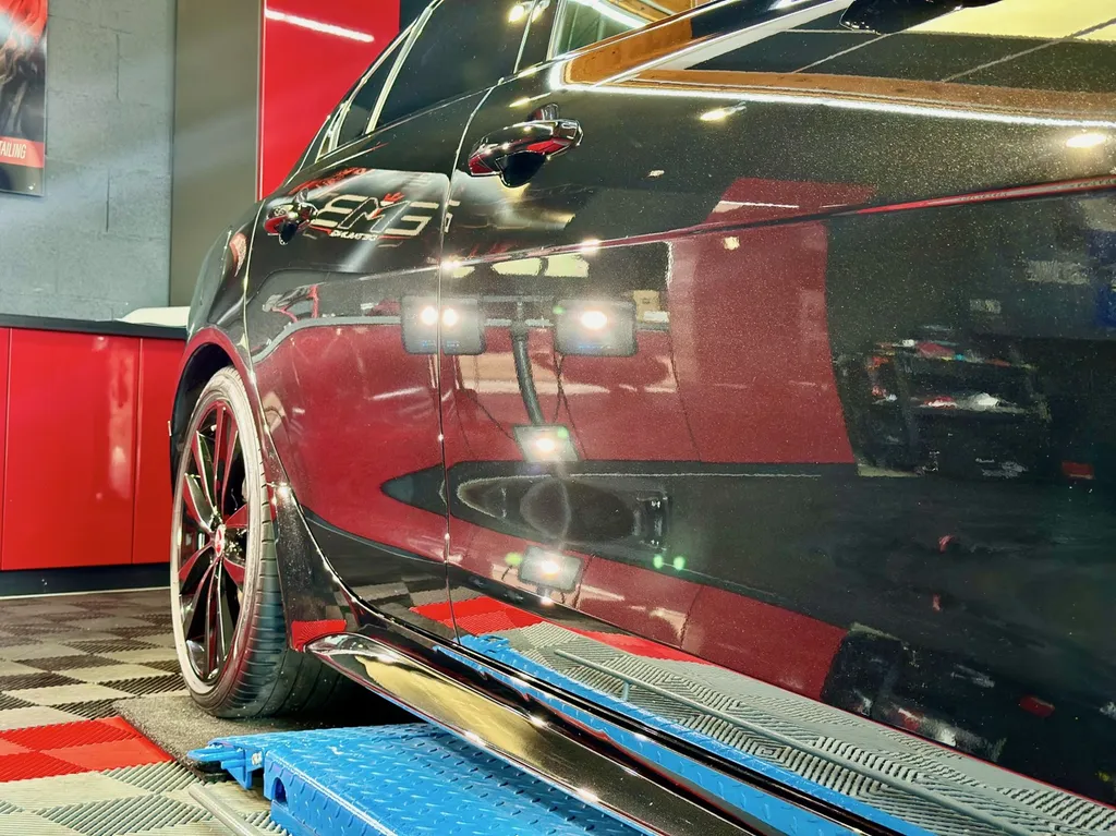 spécialiste du traitement céramique du Lyon et sa région . protection carrosserie Jaguar XE