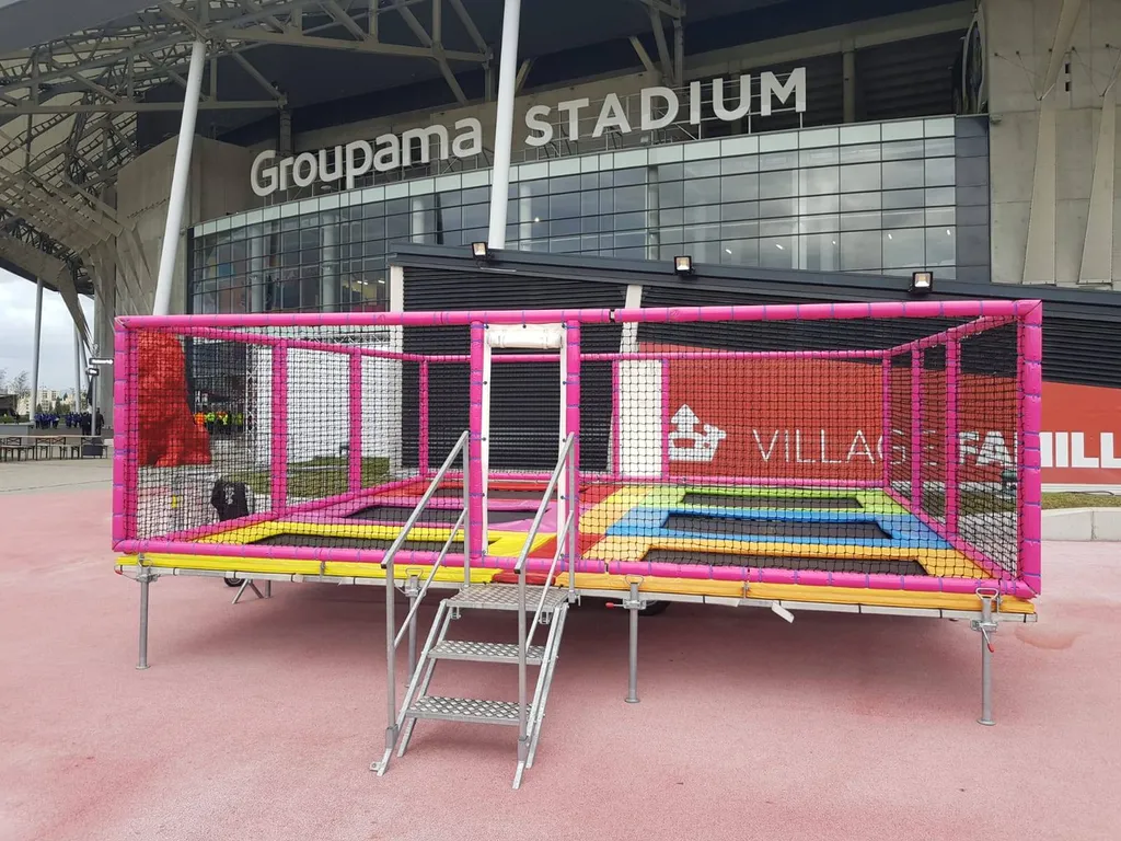 Fabrication Trampoline sur remorque à Bordeaux et partout en France