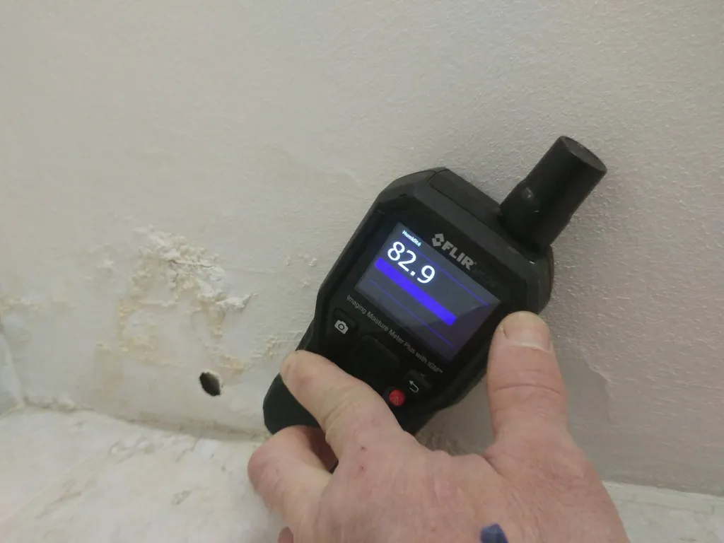 Mesurer l'humidité d'un mur avec la cartographie d'humidité Lyon