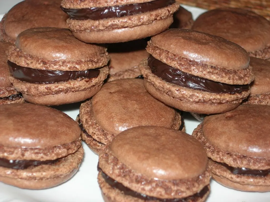 macaron chocolat maison