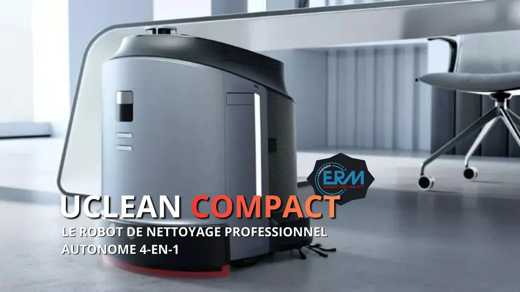 Uclean compact, robot 4 en 1 de nettoyage
