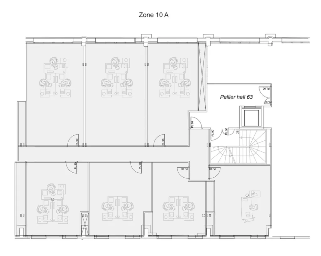 LE HAVRE - A LOUER Bureaux de 266 m² dans un immeuble en brique typique du Havre