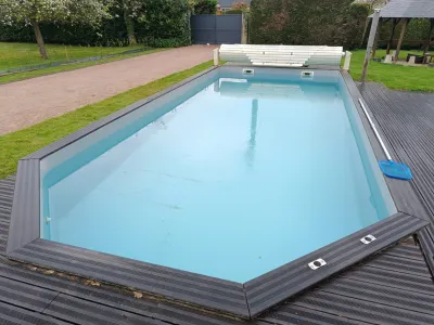 rénovation piscine bois - changement de liner