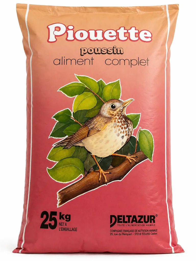 aliment complet spécial grives– nutrition adaptée pour oiseaux insectivores et frugivores