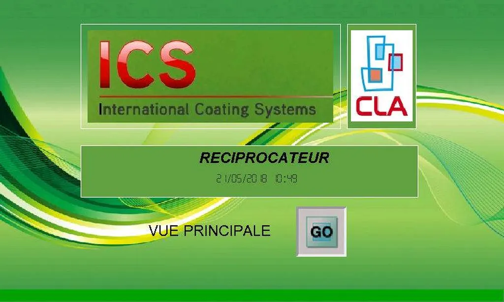 Exemple d'écran Pro-Face st-Priest