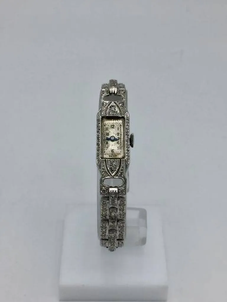 Montre art deco platine et diamants occasion Or Ligne La Teste Bassin d'Arcachon