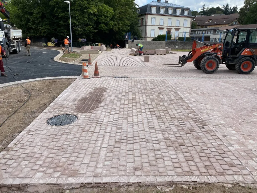 Pose de pavé granit grès à Saint-Dié-Des-Vosges CLK 