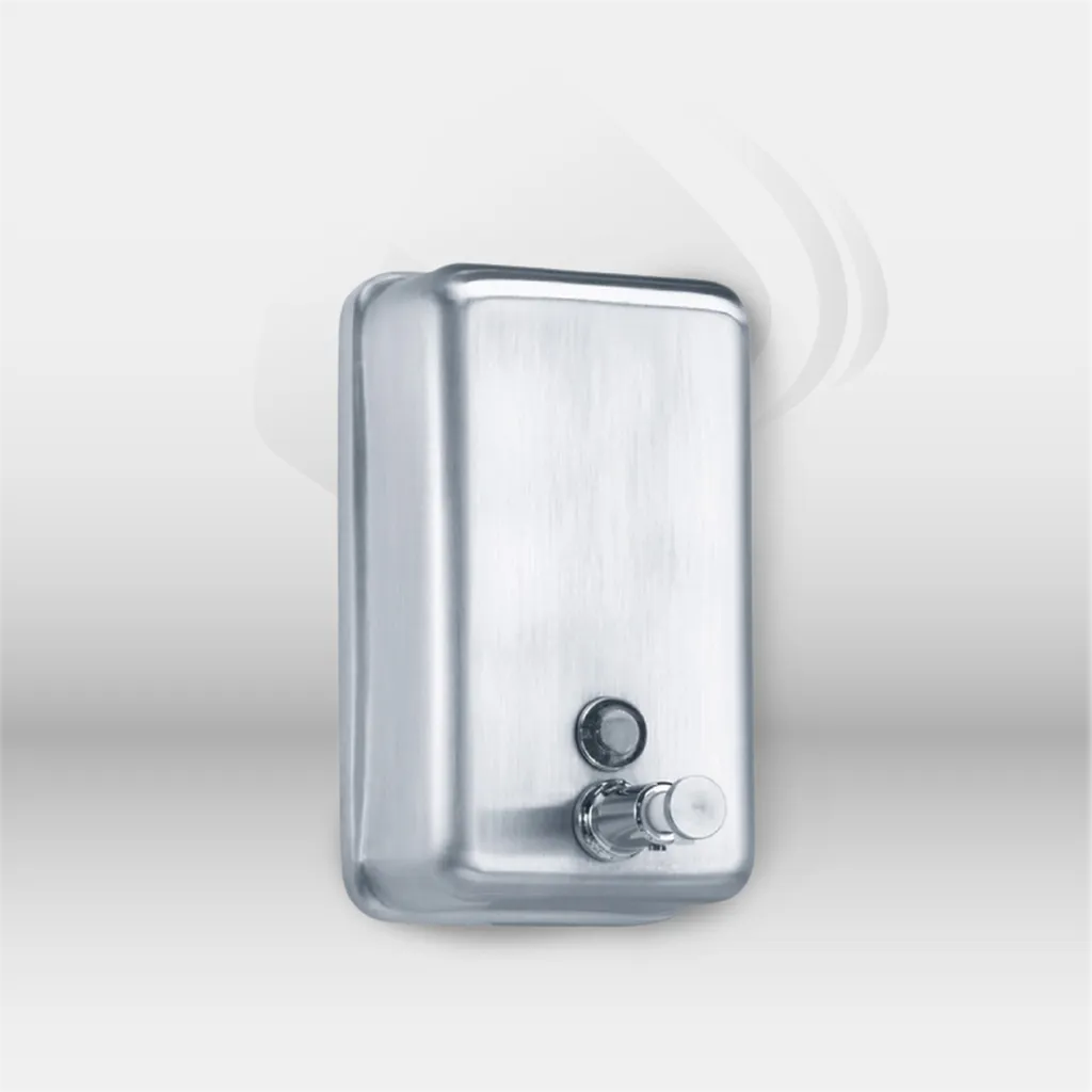 Distributeur de savon inox Savinox installé dans des sanitaires professionnels d’entreprise à Mont-de-Marsan, Landes (40), Nouvelle-Aquitaine et disponible partout en France