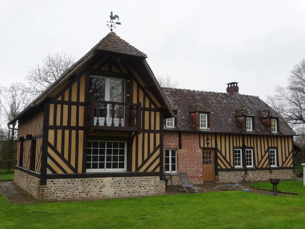 MAISON A COLOMBAGES CALVADOS LIVAROT PAYS D'AUGE