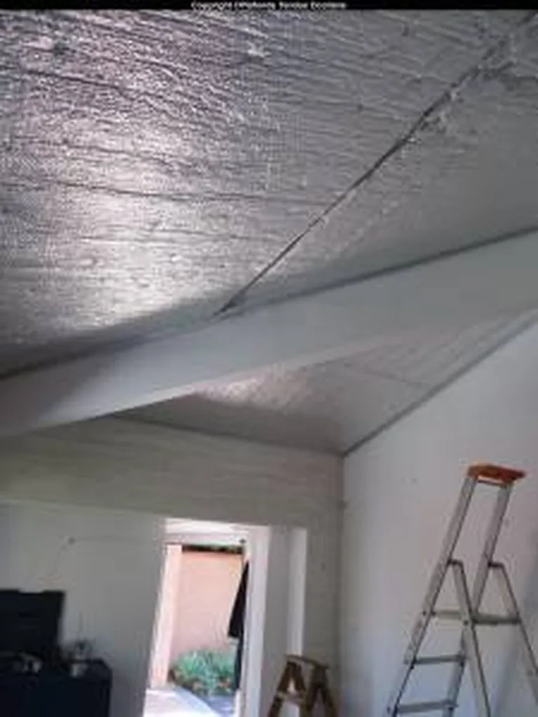 La pose de plafonds tendus entre des poutres, est-ce possible ? Chantier sur Labarthe s/Lèze