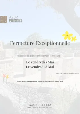 Fermeture exceptionnelle