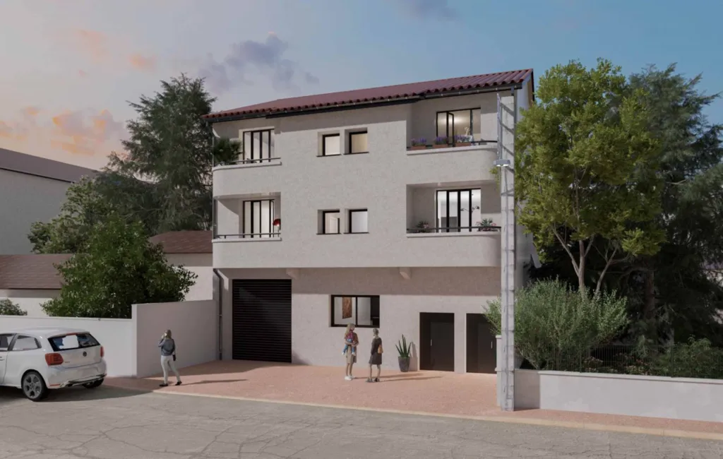 Appartement T3 duplex entièrement rénové situé à Vénissieux limite Lyon 8ème