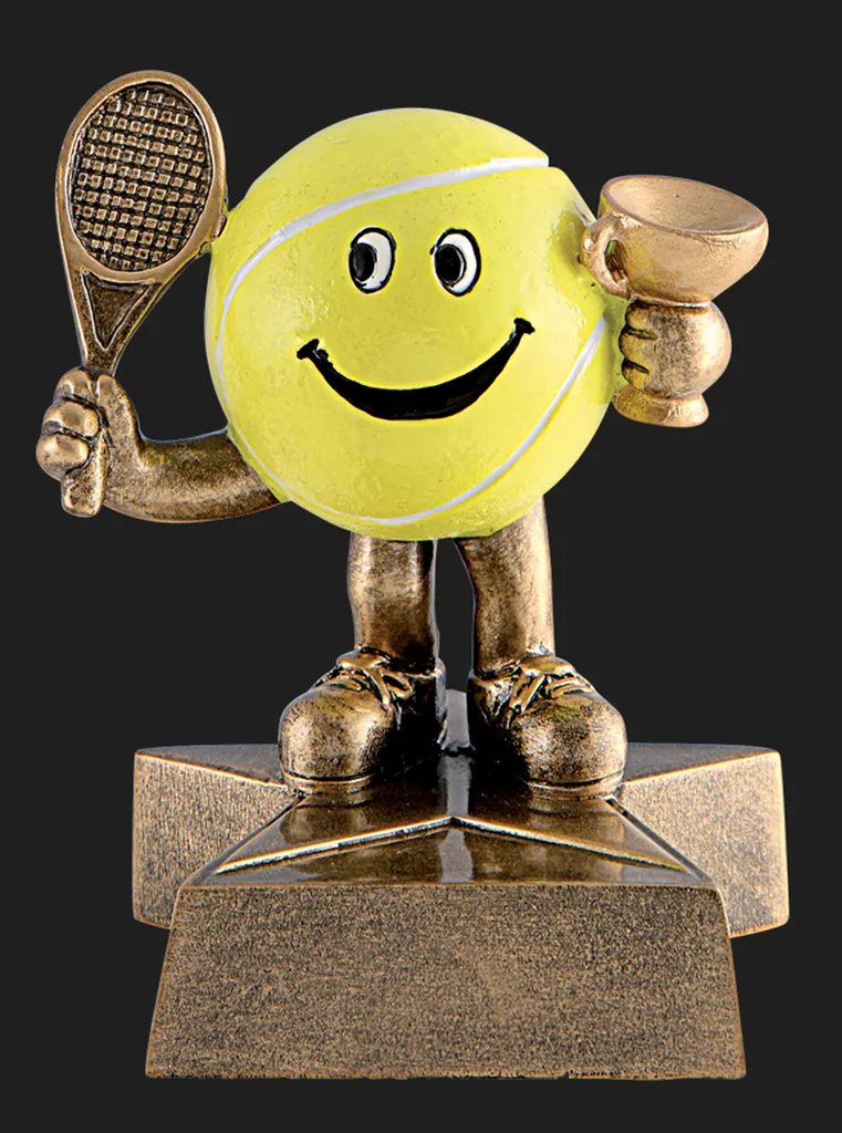 SILHOUETTE TENNIS HAUTEUR 10 CM