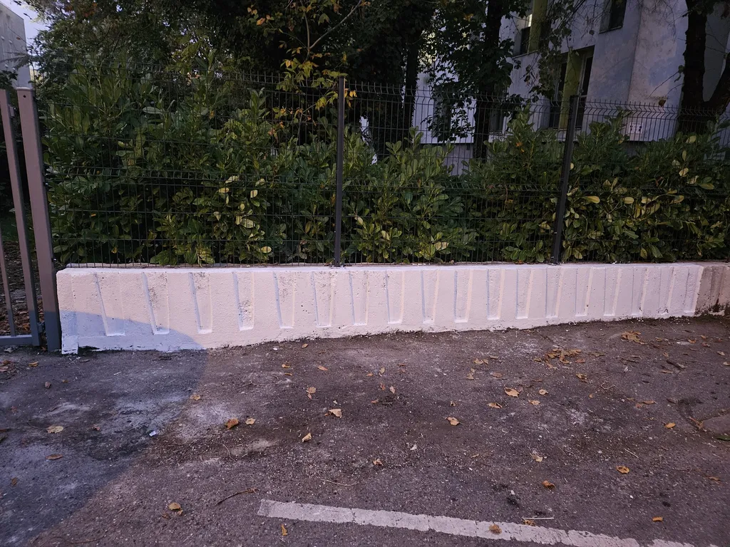 Devis pour remise en état de muret et de grillage d'une copropriété à Lyon après une dégradation de la peinture