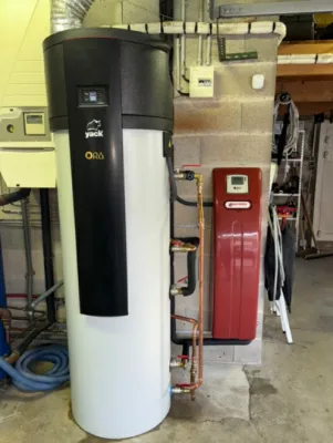 Installation d'un chauffe eau thermodynamique Yack de 270L en mono-bloc