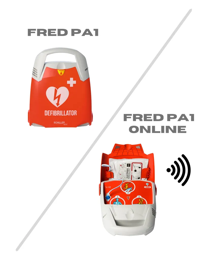 comparatif défibrillateurs FRED PA-1 et FRED PA-1 ONLINE partout en france