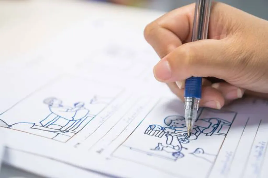 rédaction du storyboard digital