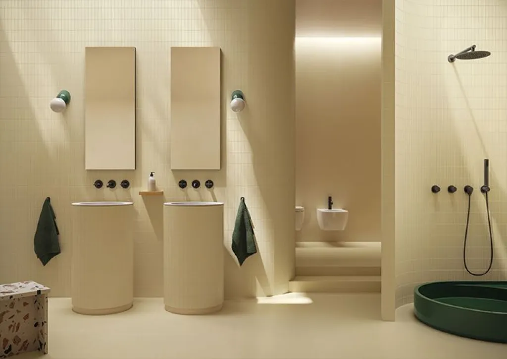 Le style épuré du carrelage NUANCES en fait un choix privilégié pour les lofts et appartements design à Dieppe.