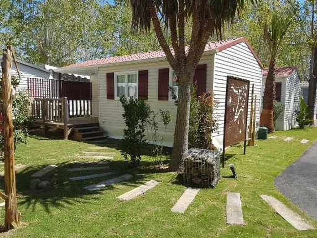 location de mobil home pour 6 personnes en camping  à Vias plage proche de Mèze