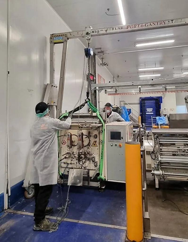  transfert d’équipements  secteur de l’agroalimentaire