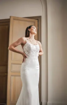 robe de mariée sirène dentelle Bel22526