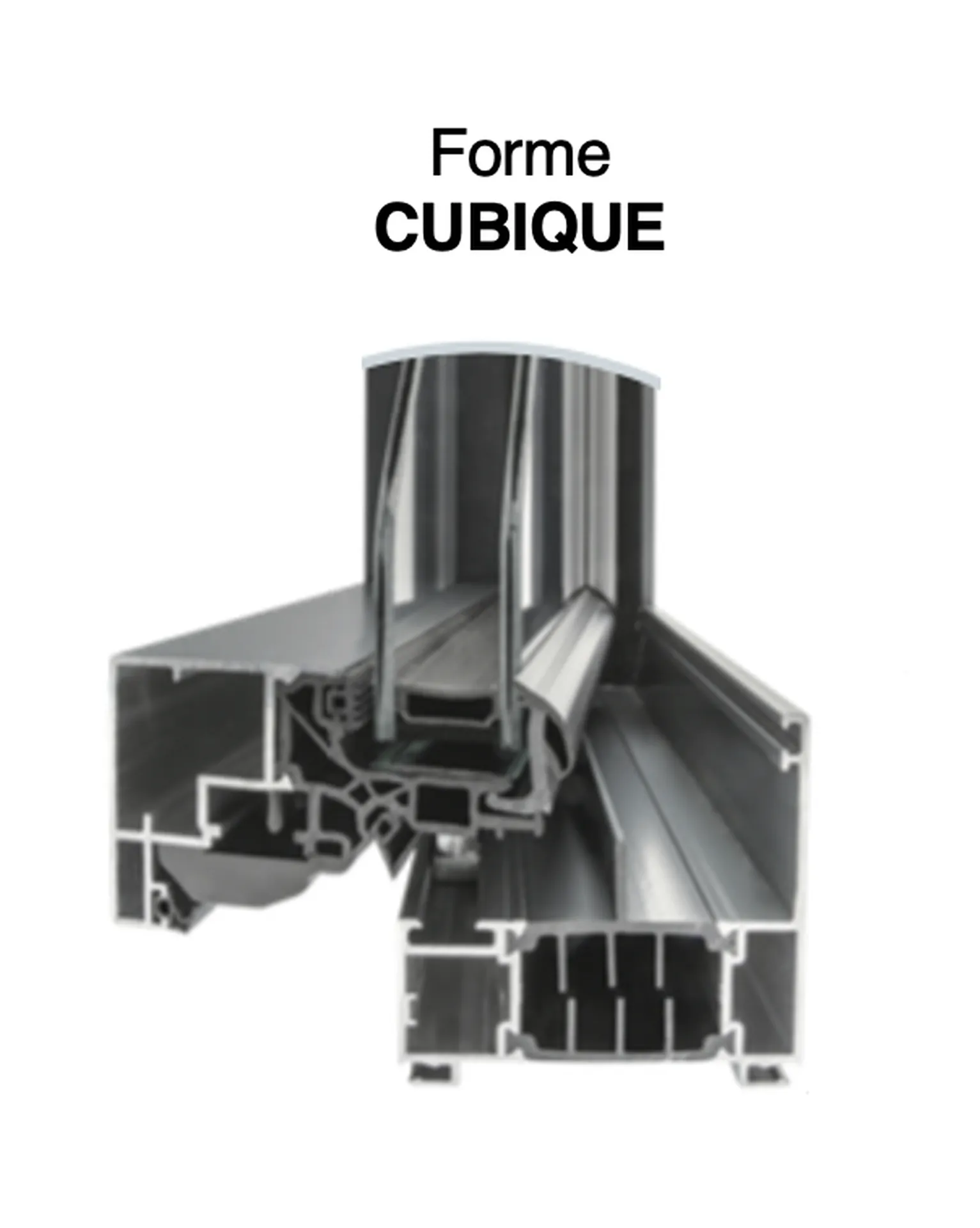Fenêtre ALU SCHÜCO ANGLE CUBIQUE BOUC BEL AIR