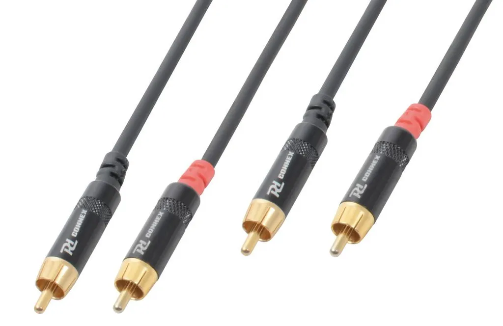 CORDON AUDIO 2 X RCA MÂLE / 2 X RCA MÂLE, 1,5 M - CX94-1.5